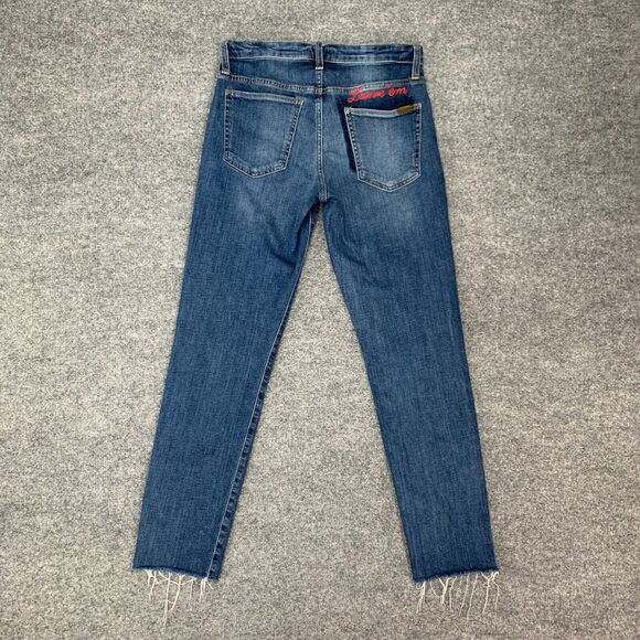 Joes Jean Womens 25 The Smith Mid Rise Straight Ankle Cropped Love Em Leave Em - Picture 5 of 15